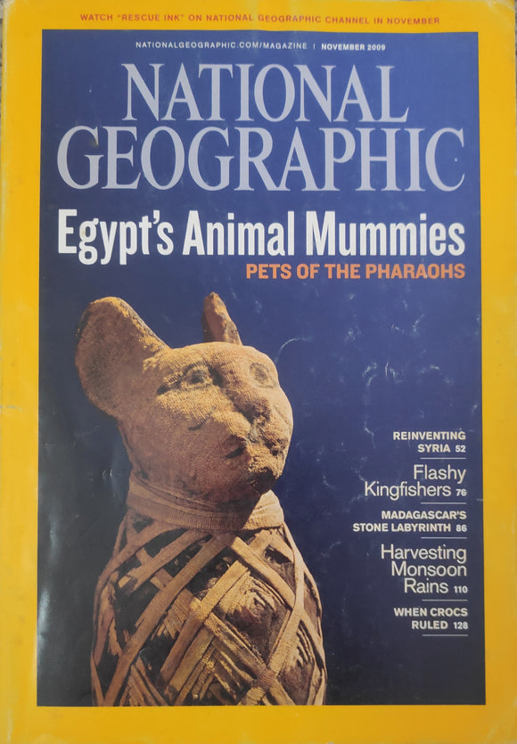 National geography November 2009 Egypt's animal mummies
