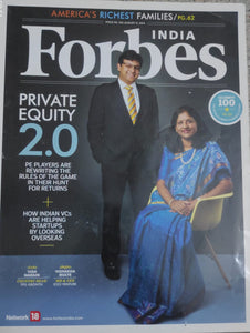 INDIA Forbes Private Equity 2.0- 8 August 2014