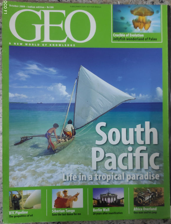 Geo Magazine October 2009 10/09 South Pacific