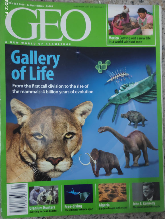 Geo Magazine November 2010 10/10 Gallery of Life