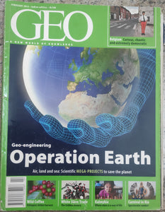 Geo Magazine February 2012 Operation Earth