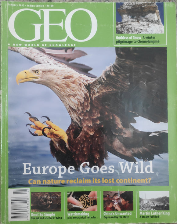 Geo Magazine January 2012 Europe goes wild