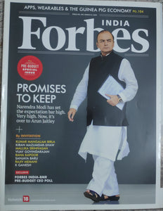 INDIA Forbes 06 march 2015 Promises to keep