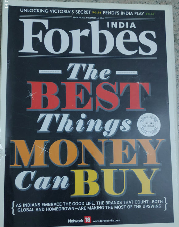 INDIA Forbes the best things money can buy November 14 2014