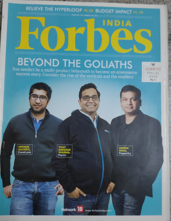INDIA Forbes Beyond the goliaths March 20 2015