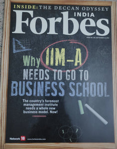 INDIA Forbes why IIM-A meeds to go to business school  September 14 2012