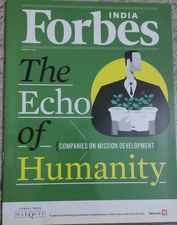 INDIA Forbes the echo of humanity August 8 2014