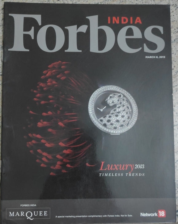 INDIA Forbes luxury 2013 march 8 2013