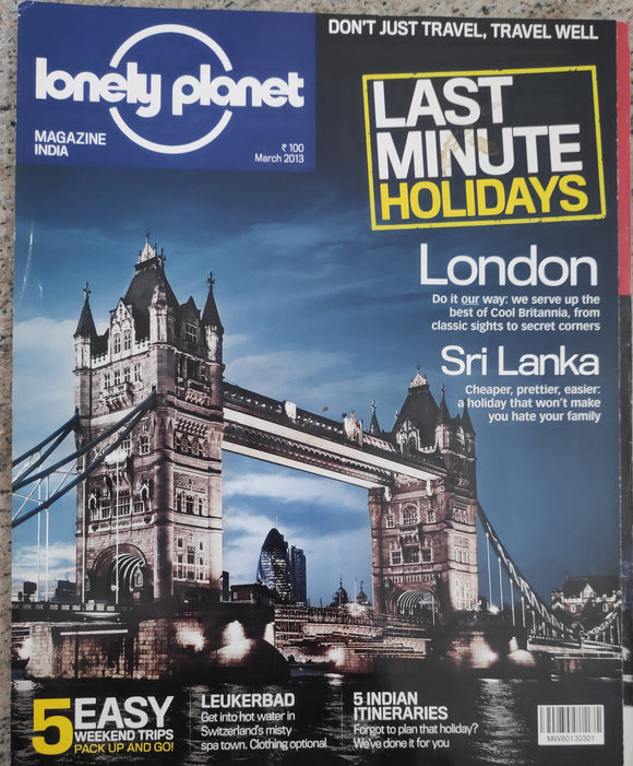 Lonely Planet March 2013