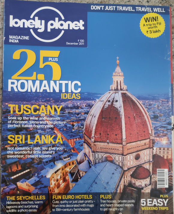 Lonely Planet 25 plus romantic ideas December 2011