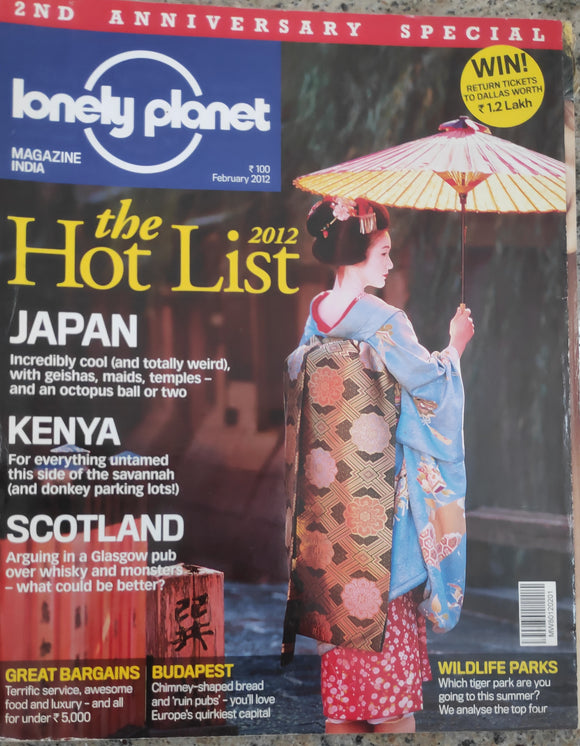 Lonely Planet The hot list 2012 February 2012