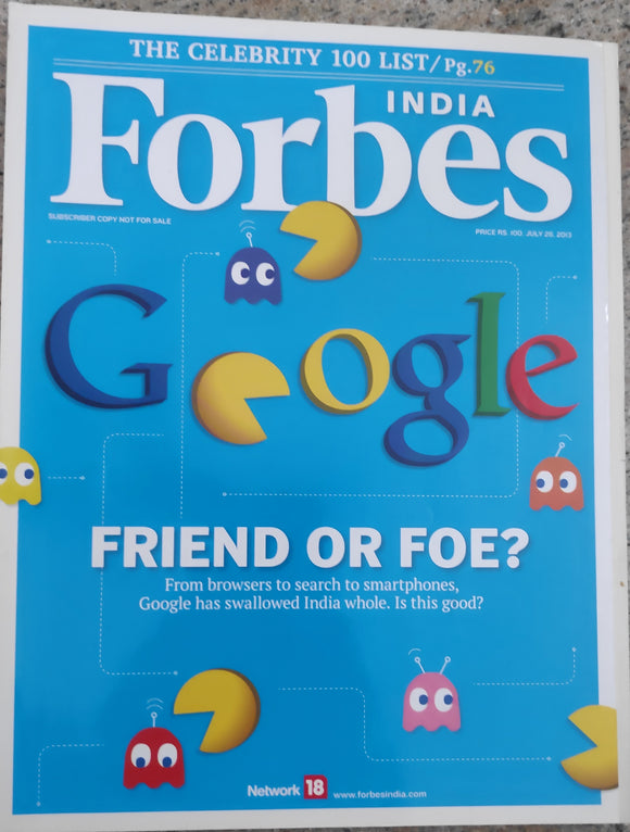 India Forbes Google friend or foe  july 26 2013