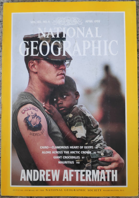National geographic April 1983 Andrew Aftermath