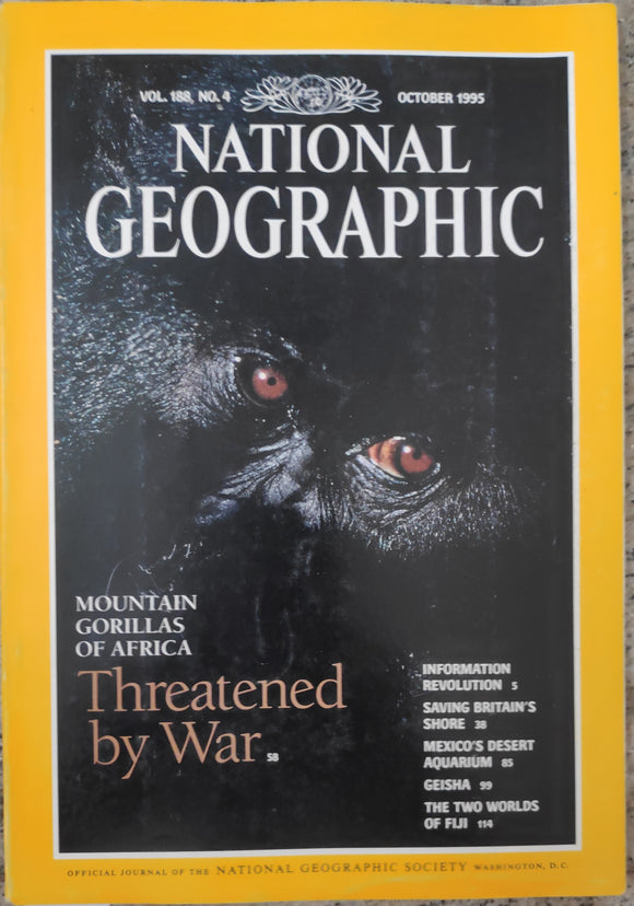 National geographic October 1995 Threatened by war
