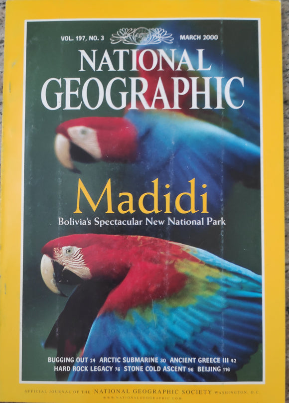 National geographic March 2000 Madidi