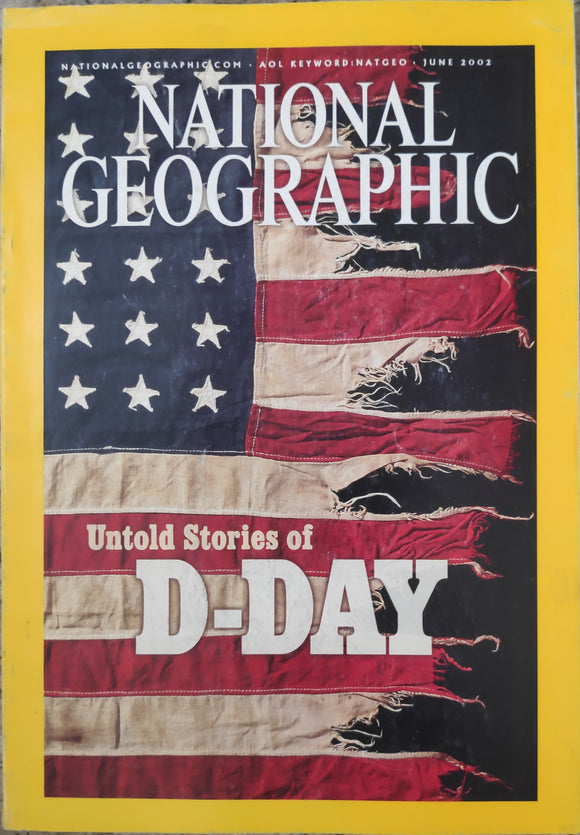 National geographic june 2002 untold stories of D-day