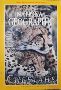 National Geography December 1999 cheetahs