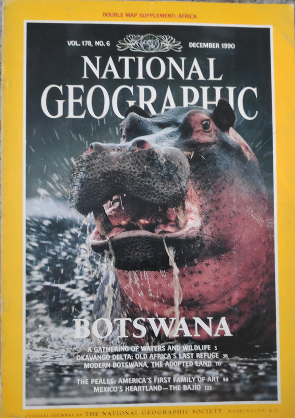 National Geography December 1990 Botswana