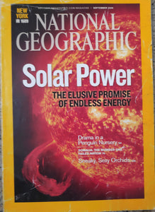 National Geography August 2009 Solar Power