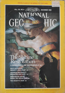 National Geography December 1989 the sistine restoration