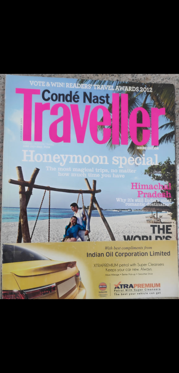 Traveller Conde nast  Honeymoon special July 2011